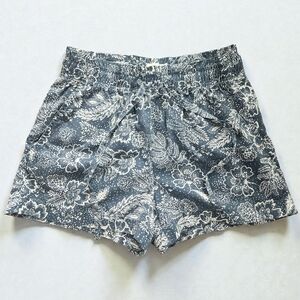 Joie Blue Floral Shorts-Size Medium